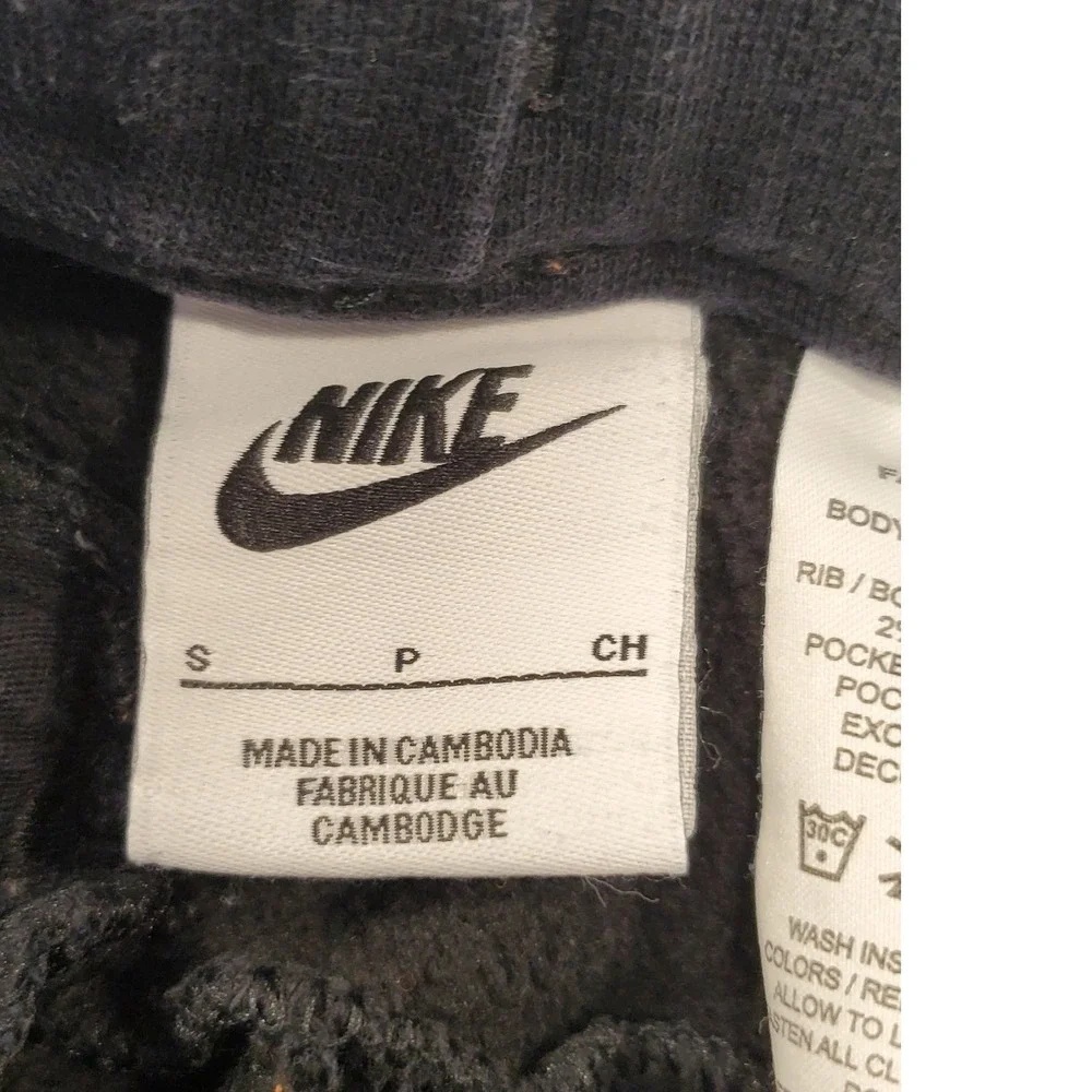 Nike Air Boys Joggers Black Fleece Sweatpants‎ DQ9106-010 Size Small S